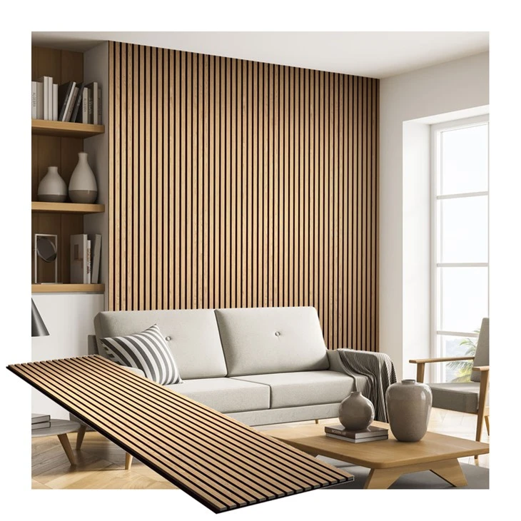 Akoestische houten panelen