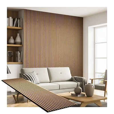 Akoestische houten panelen