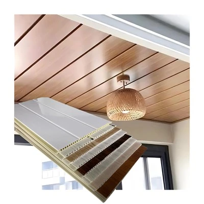 Tong- en groef PVC -plafond