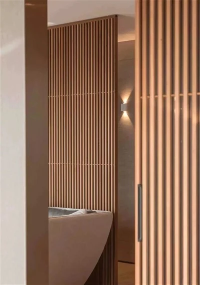 Klassieke houten graan WPC Wall Cladding