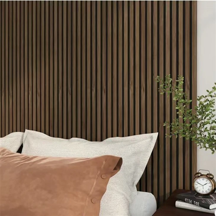 Houten lat wandpaneel intdoor